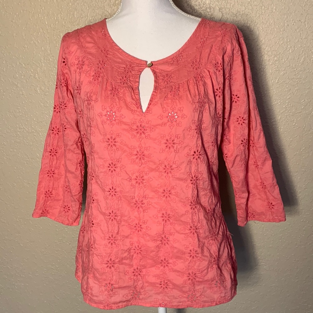 Eddie Bauer Women’s Eyelet Blouse